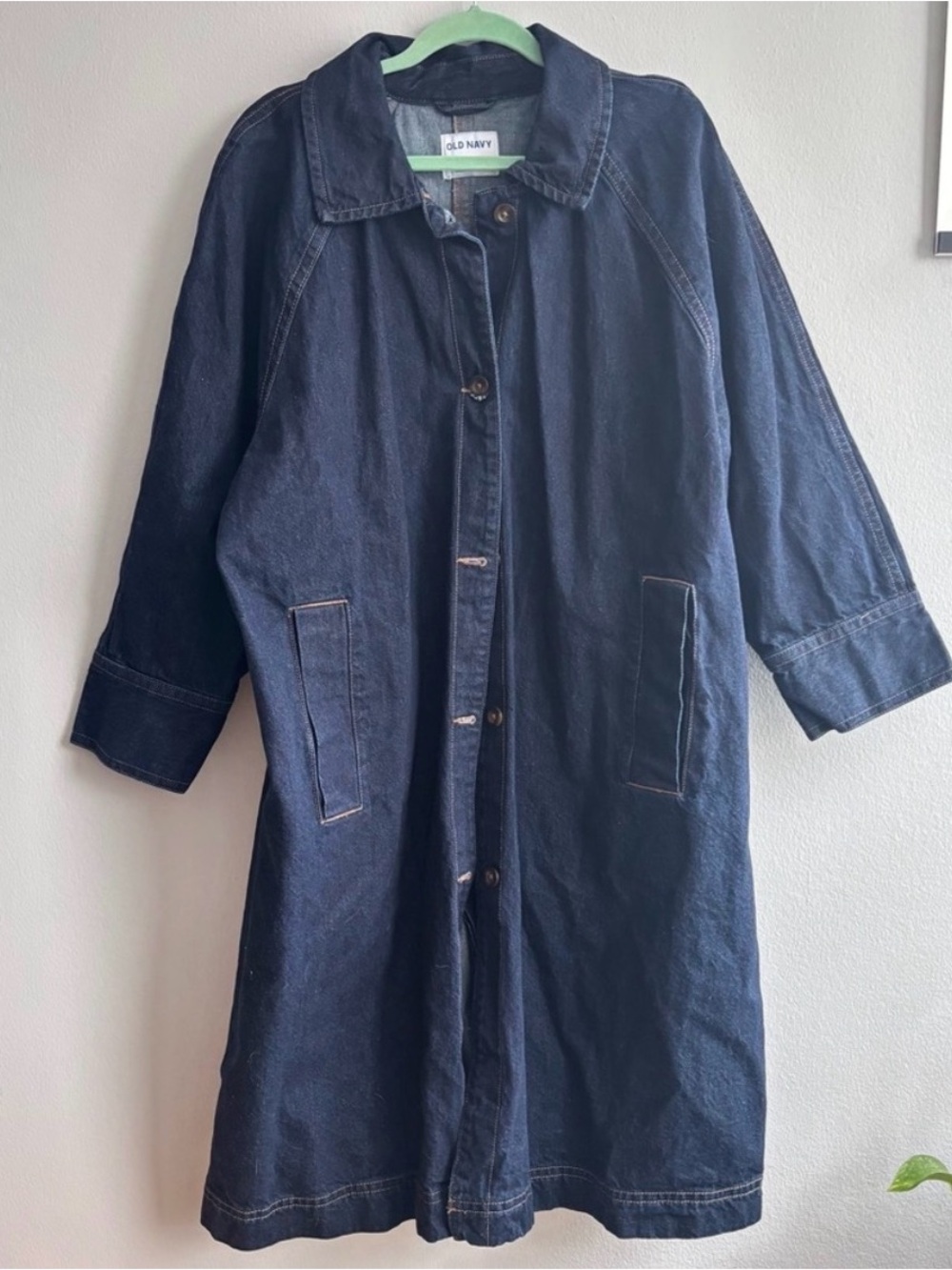 💙Long Denim Barn Coat